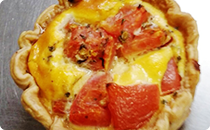 トマト&サーモンキッシュ